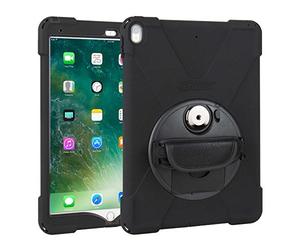 The Joy Factory aXtion Bold MP Custodia antiurto resistente all'acqua per iPad Pro 10.5", pellicola proteggi schermo integrata, cinturino per mano, cavalletto (CWA702)