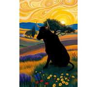 The Joy of Stillness with Ferdinand the Bull Journal: a DOT GRID notebook for self-expression