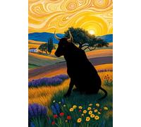 The Joy of Stillness with Ferdinand the Bull Journal: a LINED notebook for self-expression