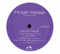 The Juan Maclean - Love is in the air (Mock & Toof Remix/Album Version/Strategy Remix/Heart of the Sun Remix by Caro, 2006, LC) / Vinyl Maxi Single [Vinyl 12'']