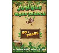 The Jungle Word Search Puzzle Book: Word Searches with easy to read print about Jungles, Jungle animals, Jungle plants and more | 6x9 inches, 110 ... Gift for Vacations, Holidays and Free Times