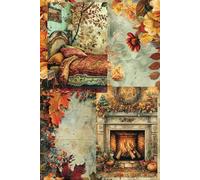 The Junk Journal [Cozy Autumn] - Because life is too short for ordinary: Full-Color Lined Pages for Writing & Journaling | Unique Designs | Great Gift Idea for Women & Girls