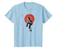 The Karate Kid Calcio della Gru dell'inchiostro Sumi Maglietta, Bambini, Celeste, 2 Anni