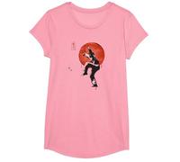 The Karate Kid Calcio della Gru dell'inchiostro Sumi Maglietta, Ragazze, Rosa, L