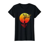 The Karate Kid Sun Gradient Logo Maglietta, Donna, Nero, S