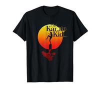 The Karate Kid Sun Gradient Logo Maglietta, Uomo, Nero, L