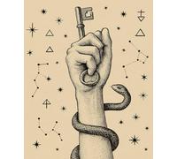 The Key of Knowledge - Vintage Occult Notebook: 7.5×9.25” College-ruled 120 pages