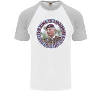 The King È Airborne Charles Coronation Maglietta Da Baseball S/S Per Uomo