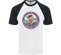 The King È Airborne Charles Coronation Maglietta Da Baseball S/S Per Uomo