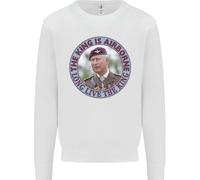 The King Is Airborne Charles Coronation Uomo Sweatshirt Jumper