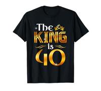 The King Is Anni 40 Regalo Uomo Anni 40 Compleanno Re Corona Maglietta