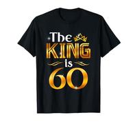 The King Is Anni 60 Regalo Uomo Anni 60 Compleanno Re Corona Maglietta