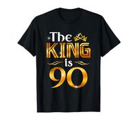The King Is Anni 90 Regalo Uomo Anni 90 Compleanno Re Corona Maglietta