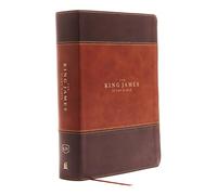 KJV, The King James Study Bible, Leathersoft, Brown, Red Letter, Full-Color