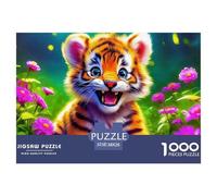The King of Forests 1000 Pezzi Festa Aziendale, Per Amore E Amico Regalo Di Natale E Compleanno Perfetto Per Appassionati Di Esperti Impossibili Cool Tiger Impegnativo E Difficile Per Divertenti Per U