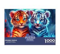 The King of Forests Puzzle Decorazione Artistica Da Parete Per Soggiorno, Classici, Giochi Rilassamento Perfetto Per Appassionati Di Esperti Impossibili Cool Tiger Impegnativo E Difficile Per Diverten
