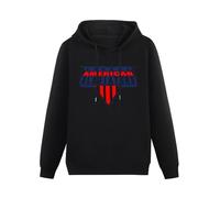 THE KING OF TOMATO American Gladiators 1990 Game Show Hoody Unisex Ptinted Hoodies Long Sleeve Men's Hooded with Pocket Black L