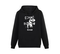THE KING OF TOMATO Angelic Upstarts Hoody Unisex Ptinted Hoodies Long Sleeve Men's Hooded with Pocket Black XL