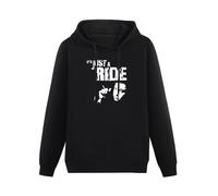 THE KING OF TOMATO Bill Hicks Inspired Just A Ride Relentless Sane Man Hoody Unisex Long Sleeve Hooded with Pocket Black XXL