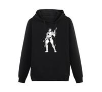 THE KING OF TOMATO Future Captain Hoody Unisex Ptinted Hoodies Long Sleeve Men's Hooded with Pocket Black L