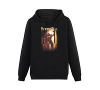 THE KING OF TOMATO HammerFall Dethrone And Defy Hoody Unisex Ptinted Hoodies Long Sleeve Men's Hooded with Pocket Black XXL