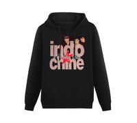 THE KING OF TOMATO Indochine Birthday Album 1981 1991 Pop Hoody Unisex Ptinted Hoodies Long Sleeve Men's Hooded with Pocket Black XXL