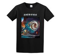 THE KING OF TOMATO Kansas Band Leftoverture Live Beyond Unisex 100% Cotton Short-Sleeve T-Shirts Black XXXL