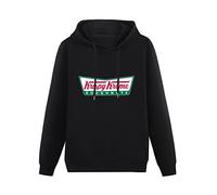 THE KING OF TOMATO Krispy Kreme Donut Doughnuts Hoody Unisex Ptinted Hoodies Long Sleeve Men's Hooded with Pocket Black XXL