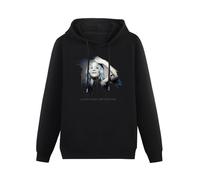 THE KING OF TOMATO Lacey Sturm Life Screams Hoody Unisex Ptinted Hoodies Long Sleeve Men's Hooded with Pocket Black L