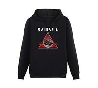 THE KING OF TOMATO Samael Hegemony Hoody Unisex Ptinted Hoodies Long Sleeve Men's Hooded with Pocket Black M