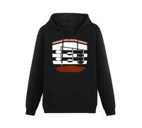 THE KING OF TOMATO Split Enz Corroboree Custom Hoody Unisex Ptinted Hoodies Long Sleeve Men's Hooded with Pocket Black S