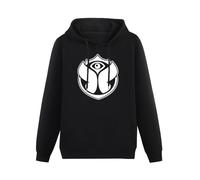 THE KING OF TOMATO Tomorrowland EDM Dance Music We Are One World Belgium Techno Hoody Unisex Long Sleeve Hooded with Pocket Black M