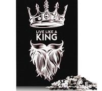 The King Puzzle Impossible 1000 Pezzi Decorazione Per La Casa. Rilassamento E Intelligence Per Adulti E Ragazzi Da 14 Anni 1000pcs (38x26cm)