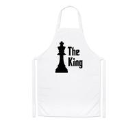 The King Scacchi Chef Grembiule Compleanno Master Dad Brother Zio Migliore Amico