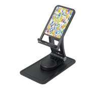 The Kingdom of Bubbles - Supporto da scrivania regolabile per iPhone e tutti i telefoni, rotazione a 360°, pieghevole integrato, base quadrata