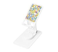 The Kingdom of Bubbles - Supporto da scrivania regolabile per iPhone e tutti i telefoni, rotazione a 360°, pieghevole integrato, base quadrata