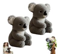The Koaly Emotional, The Koaly Emotiva Guarigione Su richiesta, Soft Koala Plush Mimics Natural Movements Like a Real Koala, Simpatico Calming Throw Pillow (2 pezzi)