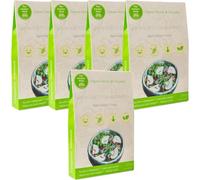 The Konjac Shop - Spaghetti di Konjac al Basilico 270g - Senza glutine - Basso in Calorie e Carboidrati - Pasta Vegana, Keto e LowCarb (pacchetto 5)