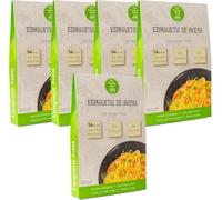 The Konjac Shop - Spaghetti Konjac di avena 270g - Senza glutine - Basso in Calorie e Carboidrati - Pasta Vegana, Keto e LowCarb (pacchetto 5)