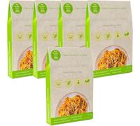 The Konjac Shop - Spaghetti Konjac di Pomodoro 270g - Senza glutine - Basso in Calorie e Carboidrati - Pasta Vegana, Keto e LowCarb (pacchetto 5)
