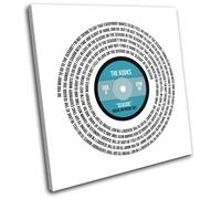 The Kooks Seaside Lyrics Record Vinyl SINGLE TELA parete arte foto stampa