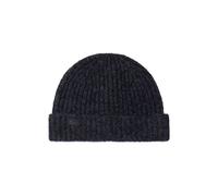 The Kooples Alpaca Wool Hat With Leather Patch Anthracite Melange Taglia: OS | Cappelli Outlet | Donna | Bianco