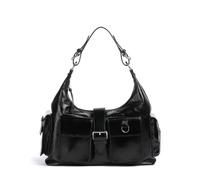 The Kooples Amelia Large Borsa hobo nero, pelle, donna
