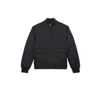 The Kooples Bomber Bi-material Satin With Reflective Details Black Taglia: 34 | Bomber Outlet | Donna | Nero