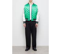 The Kooples Bomber Broderie Flower Skull Green-white Taglia: L | Bomber Outlet | Uomo | Verde