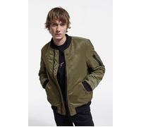 The Kooples Bombers Shaped Jacket With Ribbed Edges Kaki Taglia: S | Bomber Outlet | Uomo | Bianco