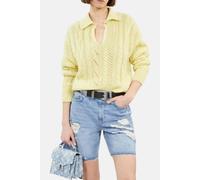 The Kooples Cable-stranded Packed Neck Sweater Yellow Taglia: 40 | Maglioni a maglia Outlet | Donna | Giallo