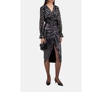 The Kooples Draped Sequin Skirt Silver Taglia: 36 | Minigonne Outlet | Donna | Grigio