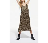 The Kooples Grand Leo Silk Shirt Dress Leopard Taglia: 34 | Abiti Midi Outlet | Donna |