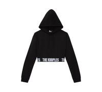 The Kooples Logo Band Hoodie Black Taglia: 36 | Felpe con cappuccio Outlet | Donna | Nero